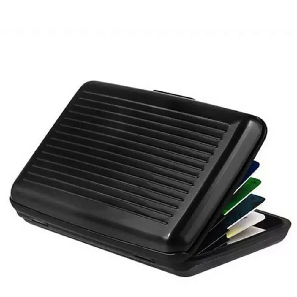 Pocket Waterproof Business ID Credit Card Wallet Holder Aluminum Metal RFID Case